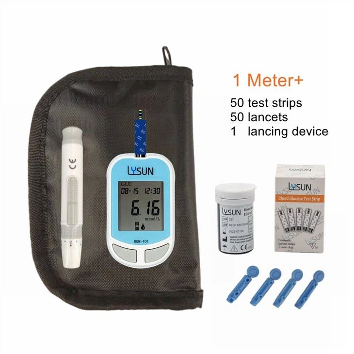 Cost-effective Easy Carrying Blood Glucose Monitor Medical Device