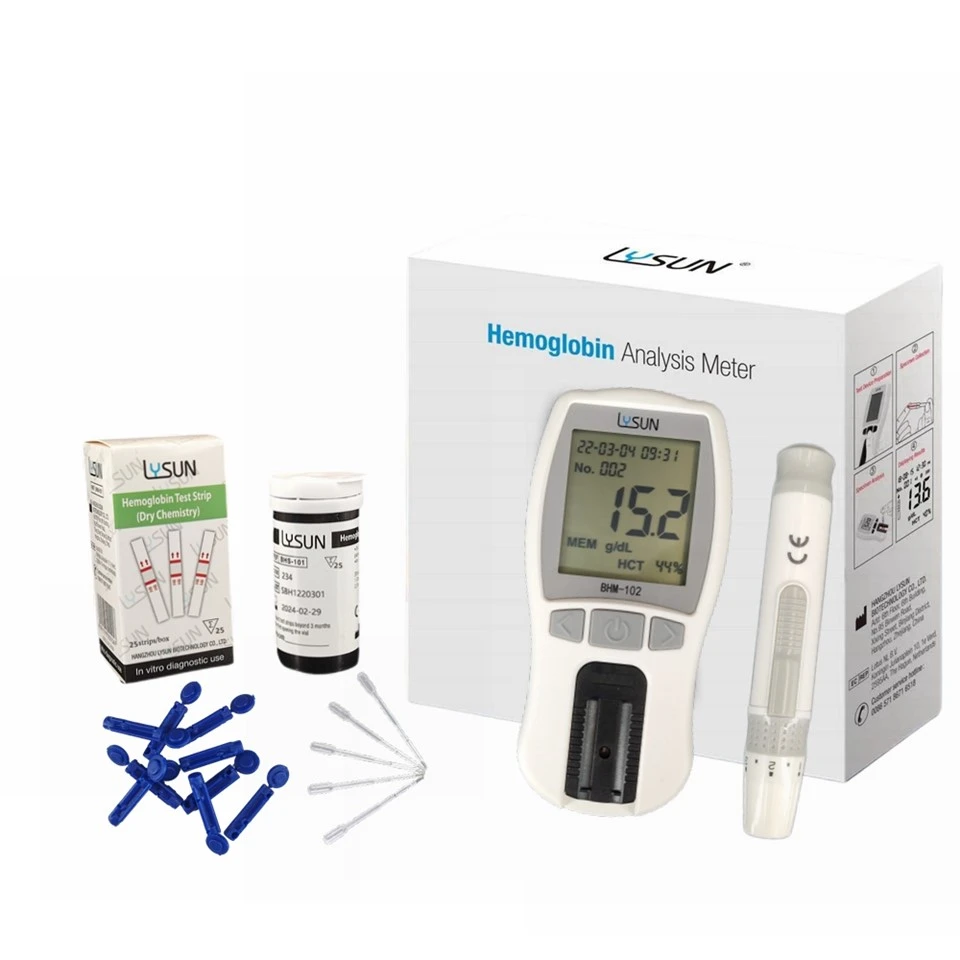 CE-goedgekeurde hematologieanalysator Bloedtest Hemoglobinemeter Eenvoudige bediening
