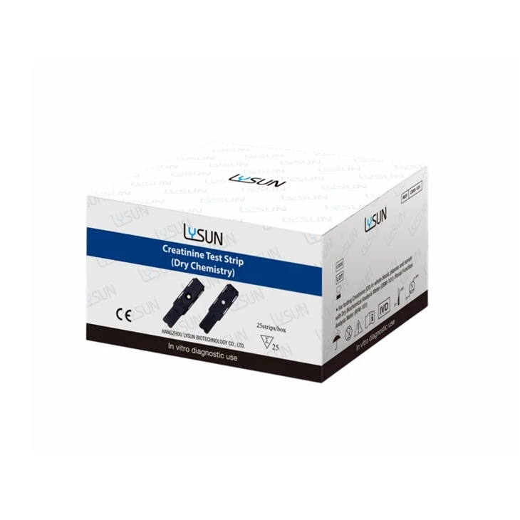 Nierfunctieanalyse Creatinineteststrip voor nierfunctiemeteranalysator