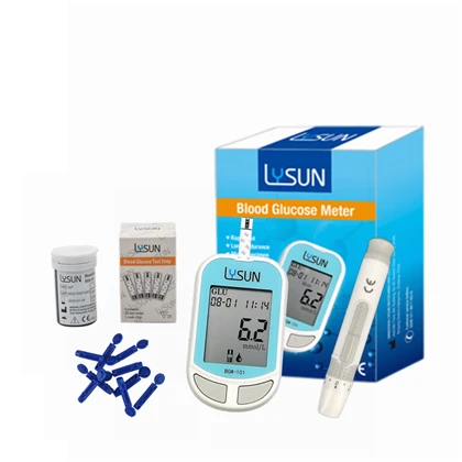 Bloedglucosemeter Bloedsuikertester Snelle controle van bloedglucoseteststrips