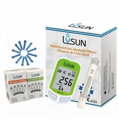 Fabriekslevering Lysun Bloedglucose Urinezuurtestmeter Multi-monitoringsysteem Poct-analysator