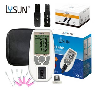 Lysun 4 In 1 Bloedlipidenmeter Biochemie Analyzer Cholesterol Triglyceriden HDL Testmeter