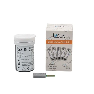 Medische glucometerstrips Digitale bloedglucosemeter Diabetes glucoseteststrips
