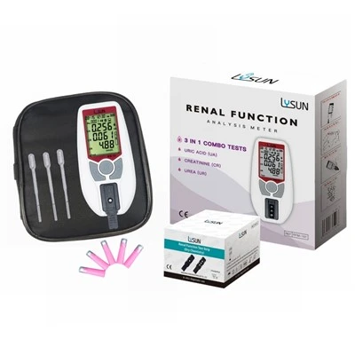 Nierfunctieanalyse Meter POCT TEST CREATININE & UREA & URION ZUUR METER Analyzer Tests